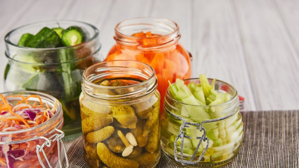 glass jars